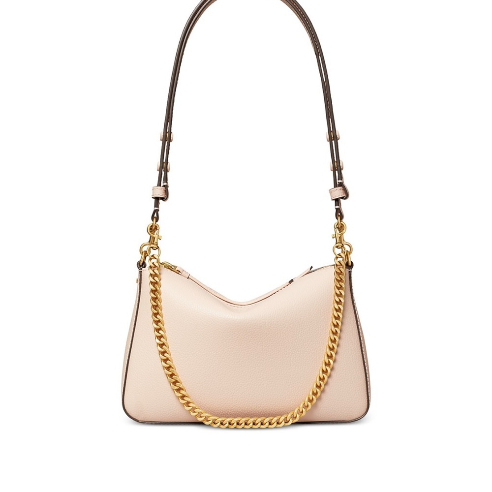 Elegant Pink Leather Shoulder Bag - Picture 10 of 10